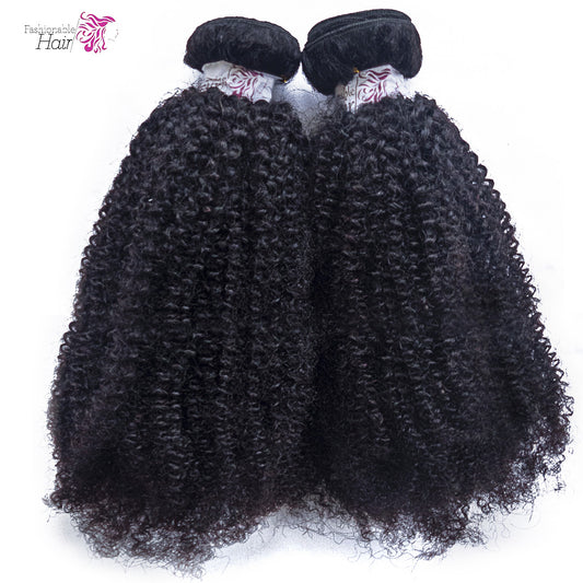 2 Tissages brésilien Afro curl 100%human hair couleur naturelle qualité remy