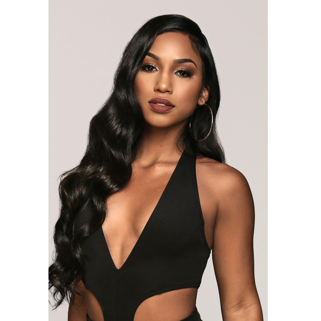 Lot de 2 tissages Body wave cheveux 100%humain couleur naturelle