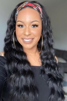 Perruque bandeau Body wave 100%human hair de couleur naturelle