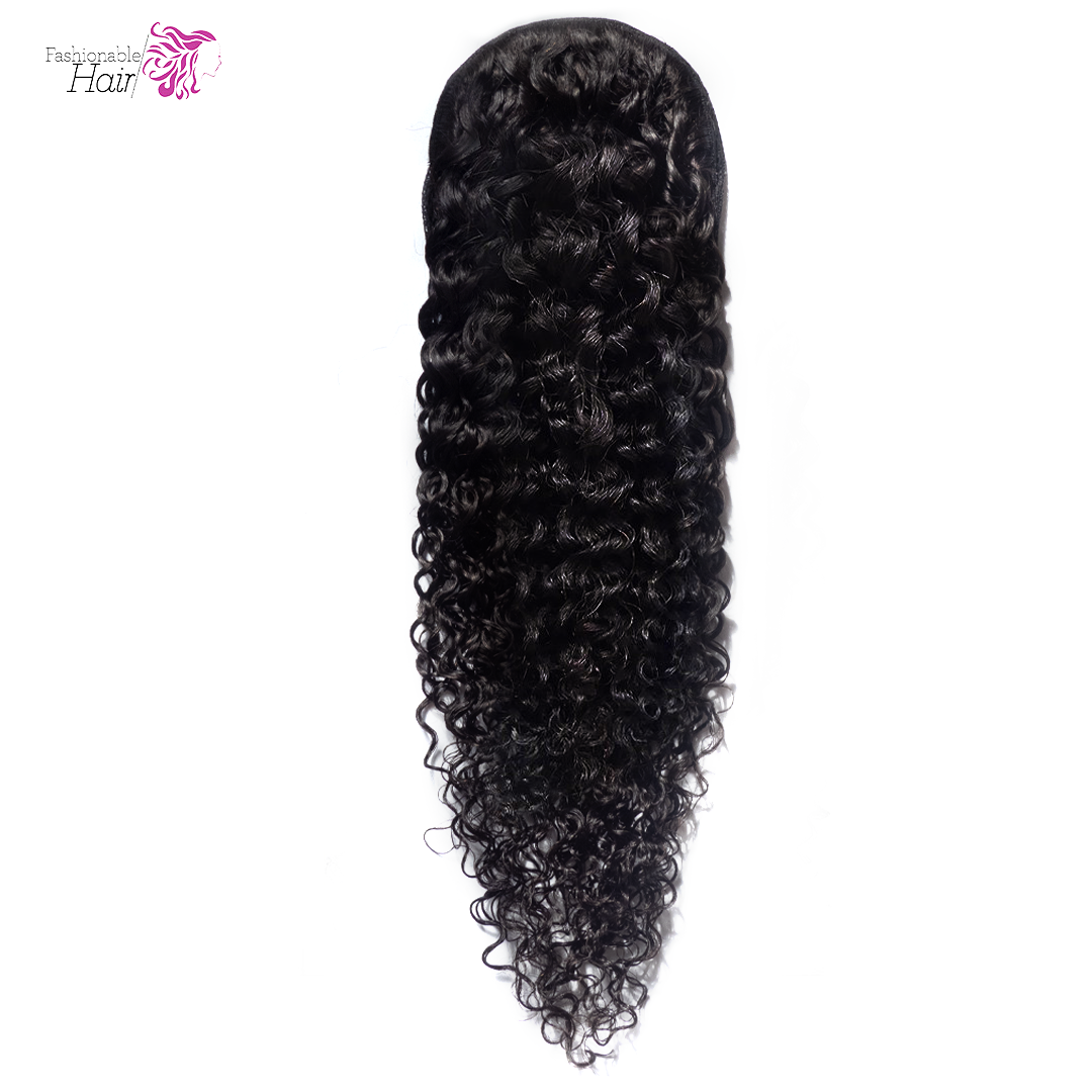 Ponytail kinky curly couleur naturelle 100%human hair qualité rémy