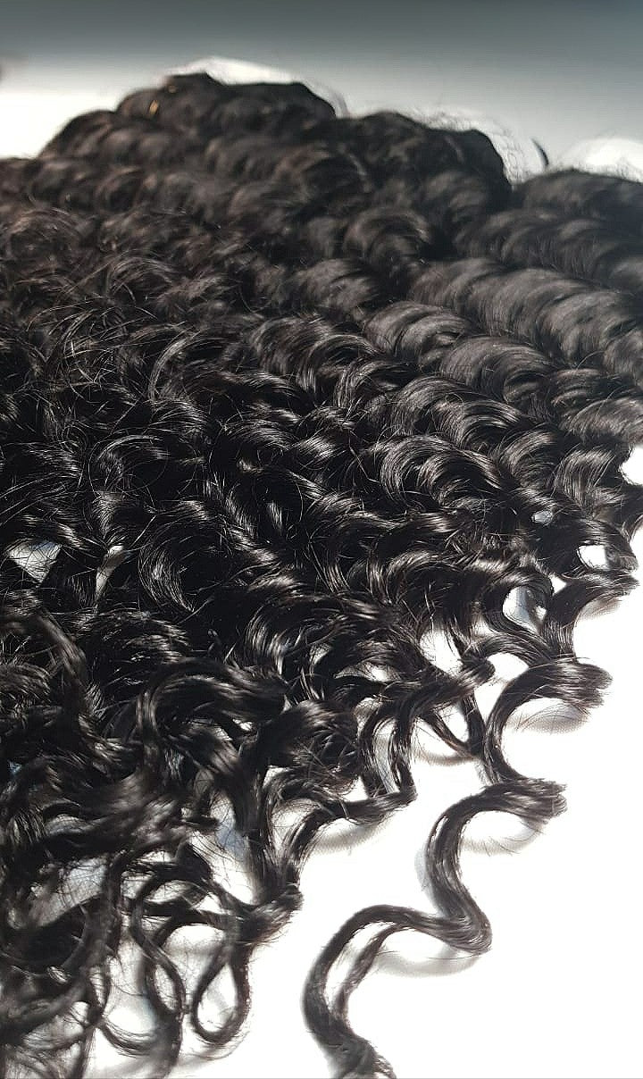 Tissage brésilien deep wave 100%human hair qualité remy couleur naturelle