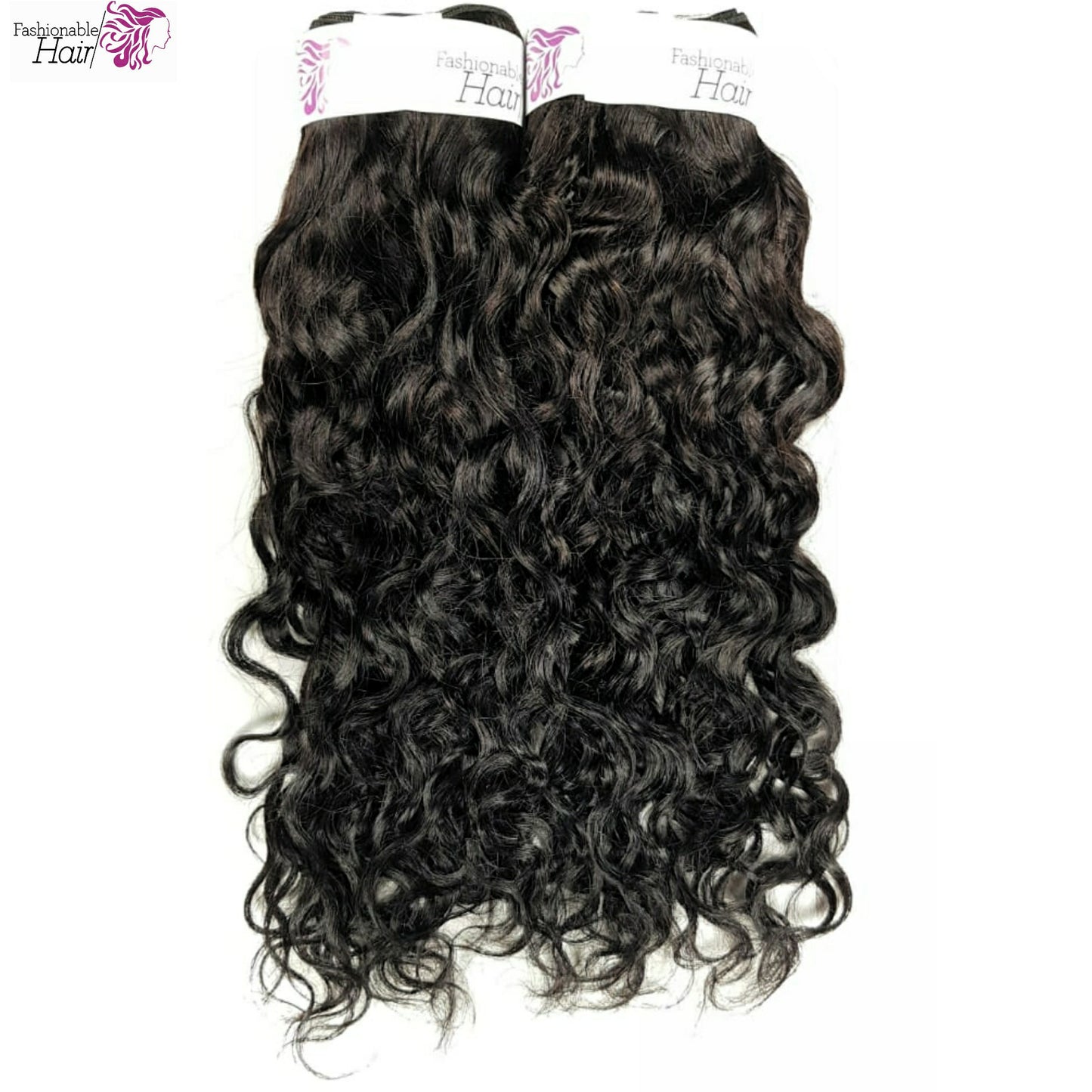 Lot de 2 tissages brésilien Water wave couleur naturelle 100%human hair qualité remy