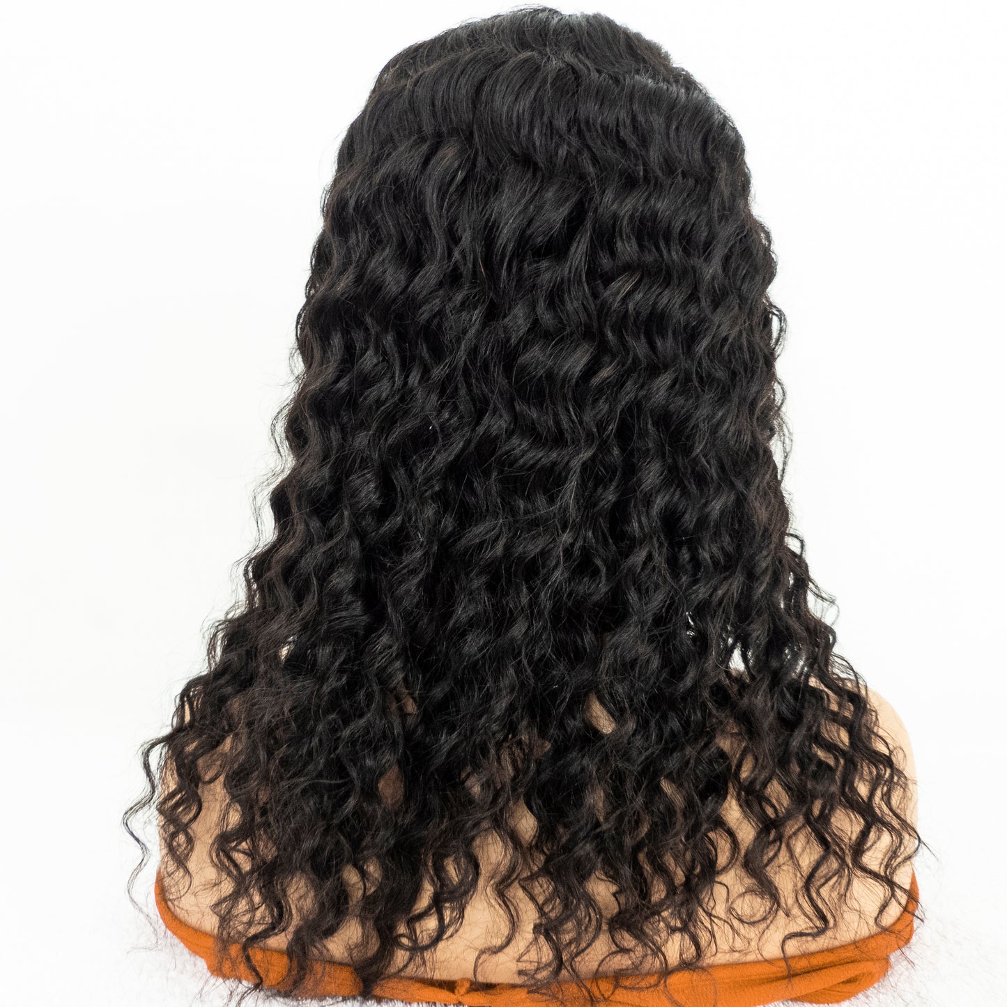 Perruque bandeau deep wave 100%human hair couleur naturelle qualité rémy