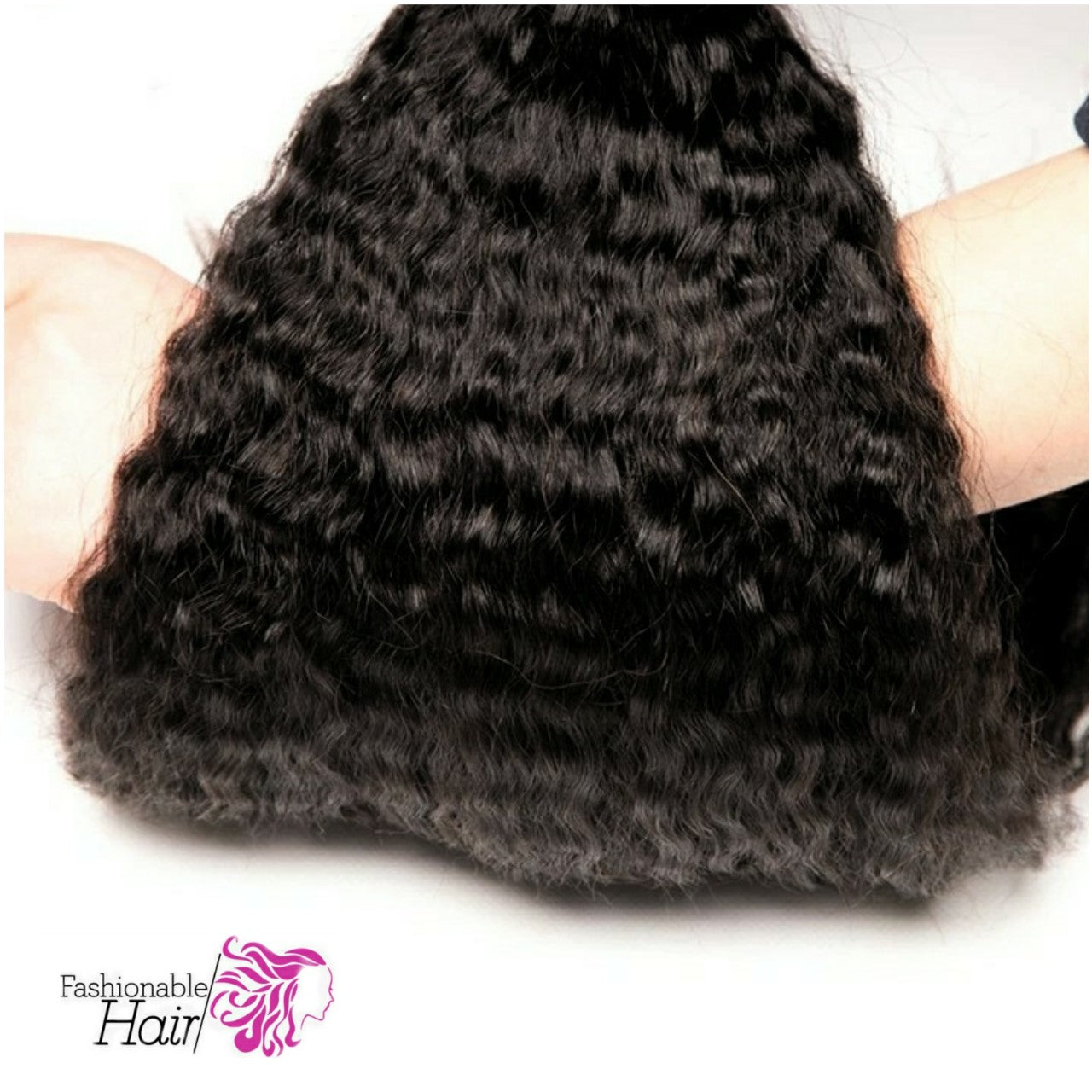 Lot de 3 tissage bresilien couleur naturelle Kinky straight 100%human hair qualité remy